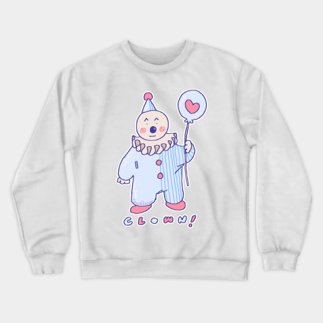 Clown Crewneck Sweatshirt by YumeRabbet